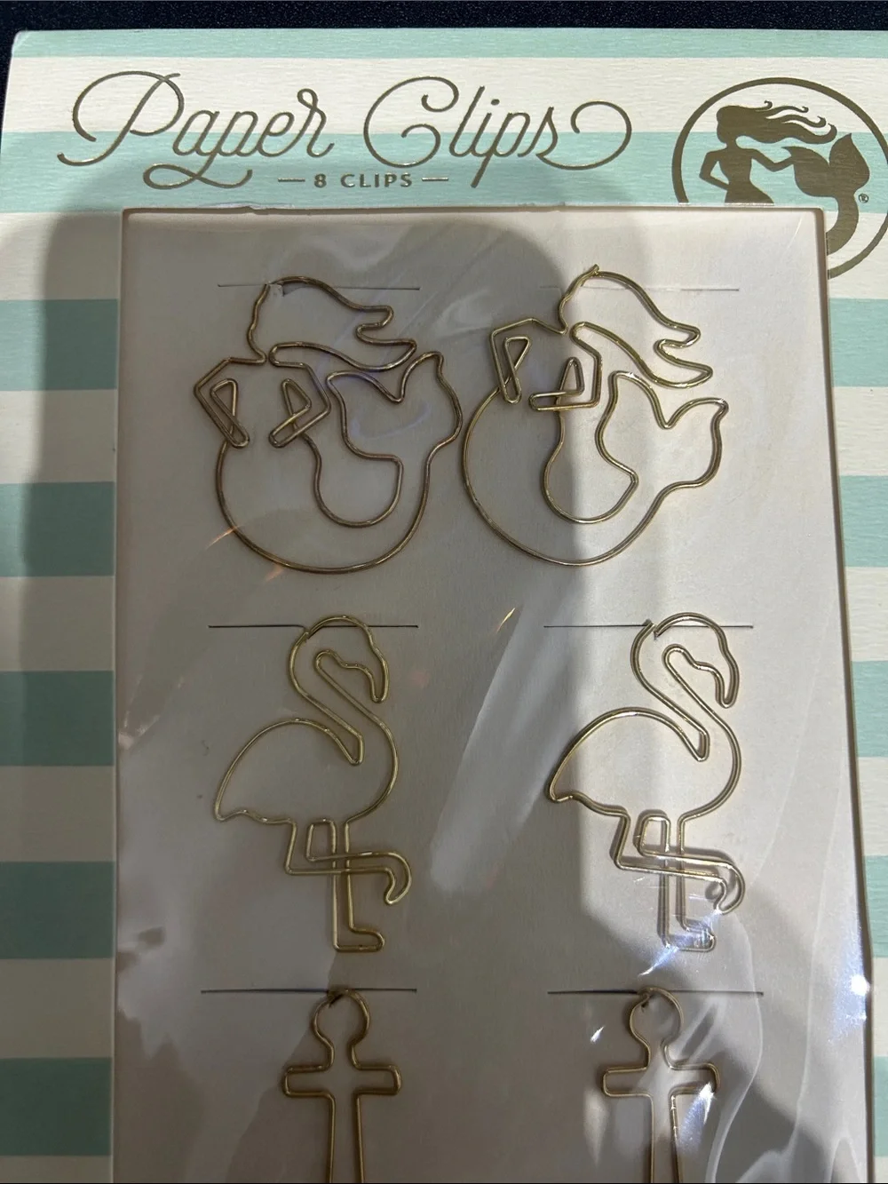 Spartina 449 Gold Nautical Paper Clips Set